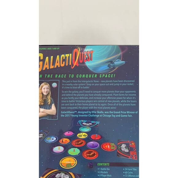 GalactiQuest Board Game Galactic Quest Pressman Award Winning Space Game Ages 7+ - Picture 5 of 8